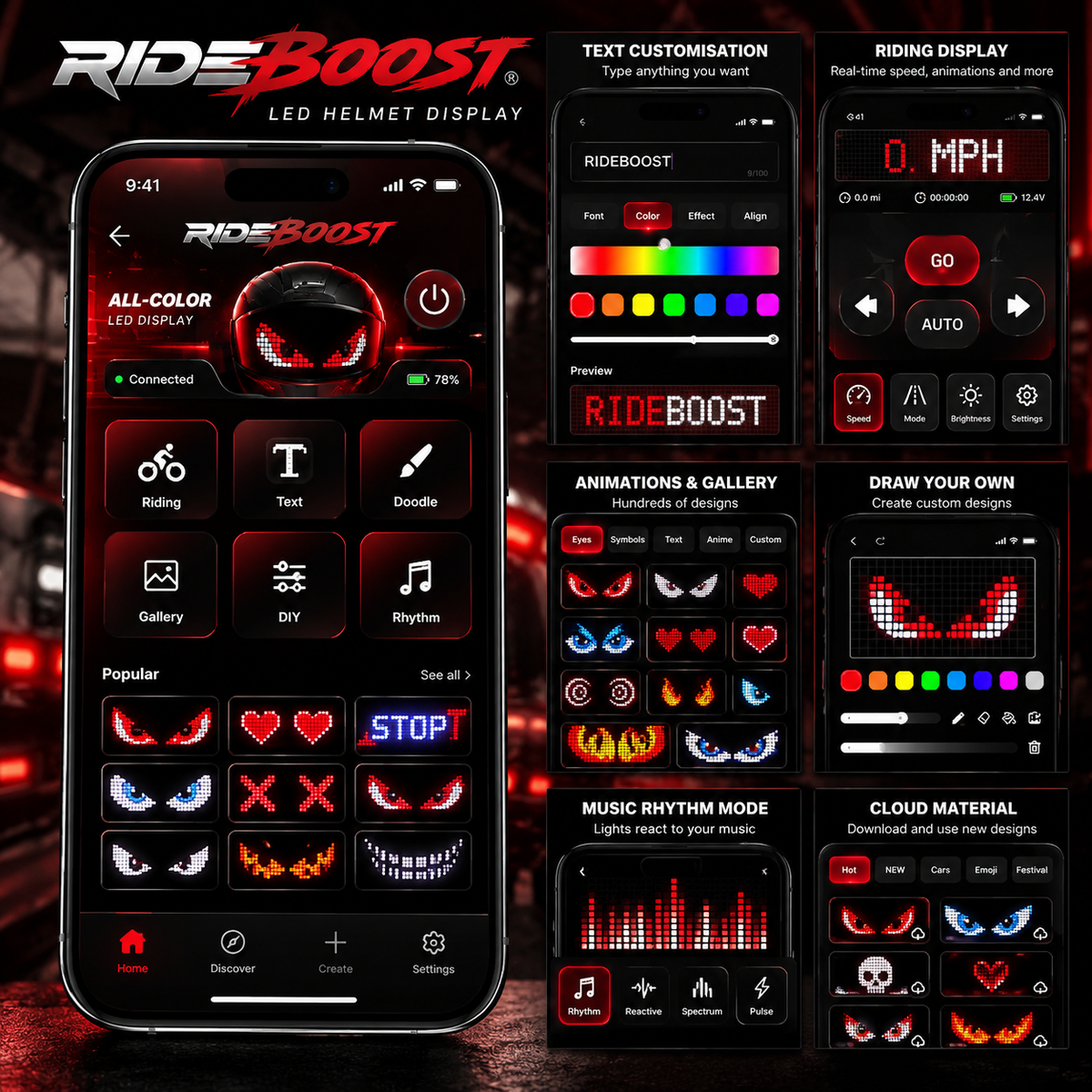 Ride Boost LED Display